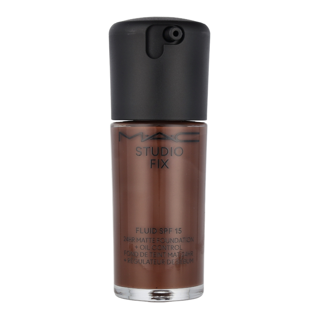 MAC Studio Fix Fluid Foundation SPF15 NW60, 30 ml - Full Coverage, Natural Matte Makeup for Flawless Complexion