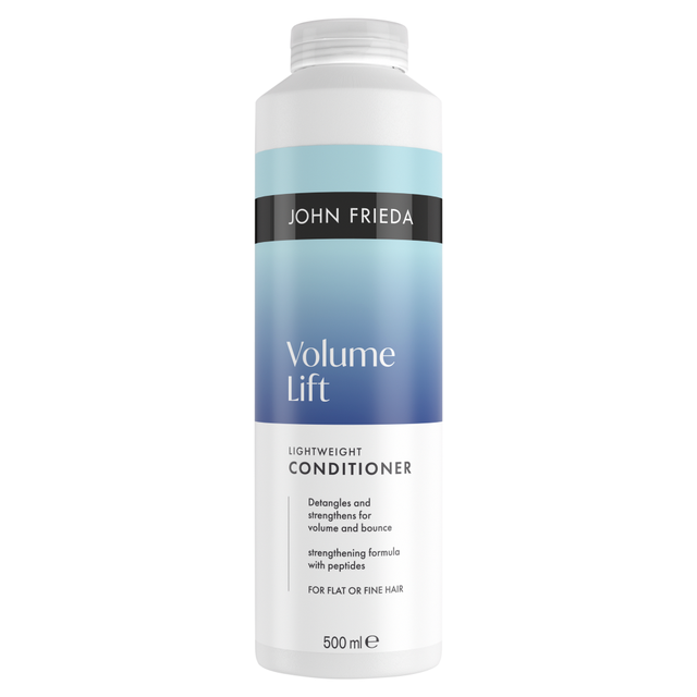 John Frieda Volume Lift Conditioner 500ml | Deep Conditioning Treatment for Fine, Flat Hair to Boost Body & Fullness