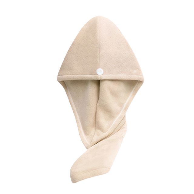 YIJINCHAN Hair Towel Turban for women - Super Absorbent Microfiber Hair Wrap for Fast Drying - Camel Color