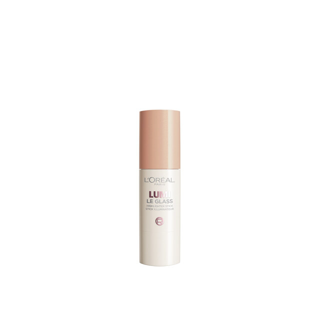 L'Oréal Paris Lumi Glow Highlighter Stick - Radiant Satin Finish, Non-Sticky, Glitter-Free for All Skin Tones, Shade Pearl Eclat