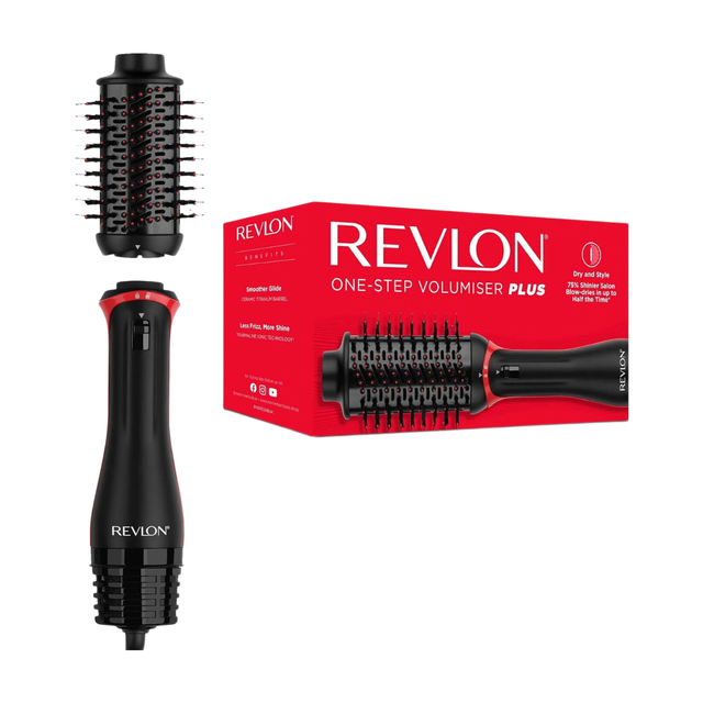Revlon Hot Brushes & Air Stylers: One-Step Volumiser Plus 2-in-1 Hair Styler with Detachable Head, For Wet & Dry Styling & Less Damage