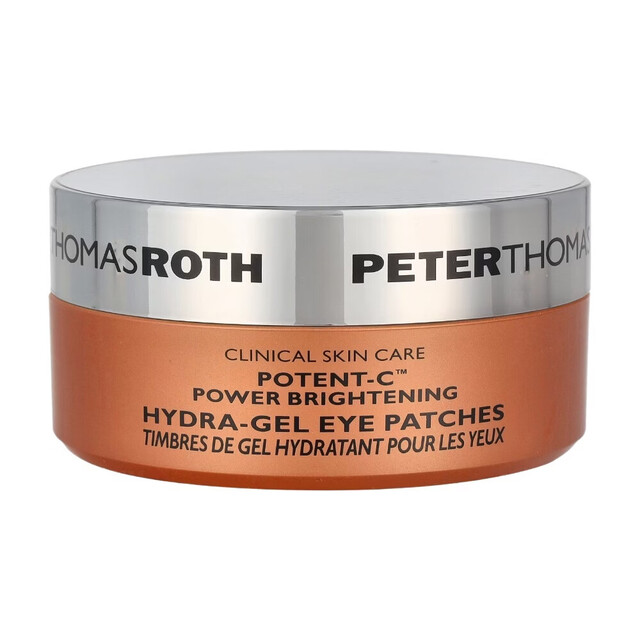 Peter Thomas Roth Potent-C Hydra-Gel Brightening Eye Patches, 30 Pairs for Dark Circles and Fine Lines