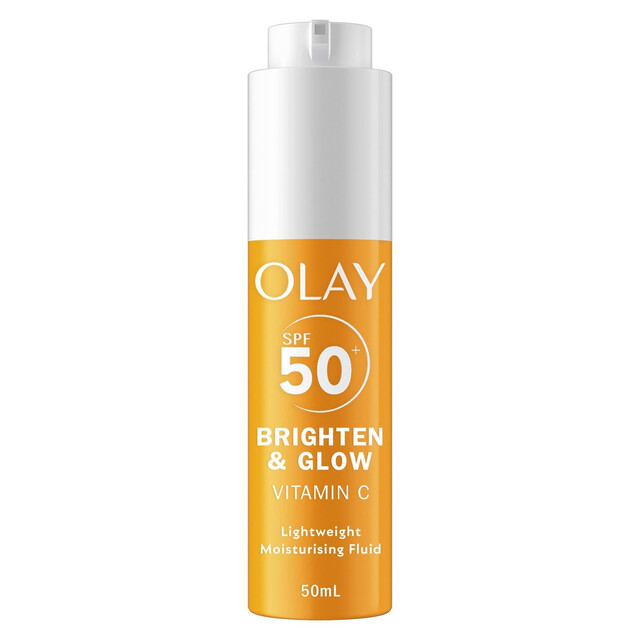 OLAY Vitamin C Brighten & Glow 3in1 SPF50+ Hydrating Primer 50ml - Illuminating & Protective Makeup Base