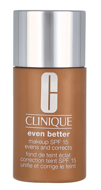 Clinique Even Better Makeup SPF15 Foundation in WN48 Oat, 30ml Flawless Coverage Liquid Foundation with Buildable Medium Coverage