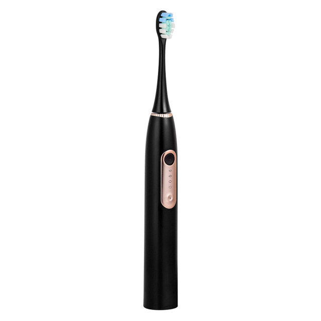 Rushi Electric Toothbrush - R-C31 Model with USB Type-C Fast Charging & 5 Brushing Modes, Black for Advanced Dental Care