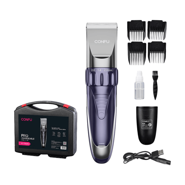 CONFU T90 Hair Clipper & Trimmer Set for At-Home Haircuts, Self-Service Grooming for Adults, Kids, and Babies