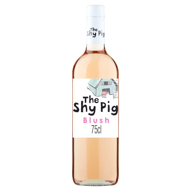 The Shy Pig Wine – Charming Blush 75cl Rosé with Fruity Aroma and Refreshing Taste, Perfect for Celebrations