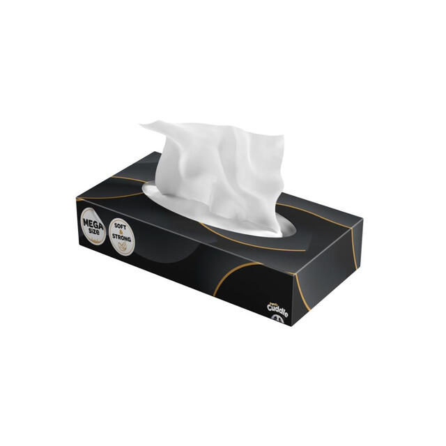 Panda Cuddle Facial Tissues: Ultra Soft XL 76 Sheets (24 Packs) for Premium Household & Personal Care Comfort