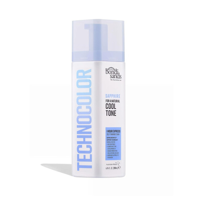 Bondi Sands Personal Care Sun Care Tanning Technocolor Sapphire 1 Hour Express Self Tanning Foam 200ml for Radiant Glow