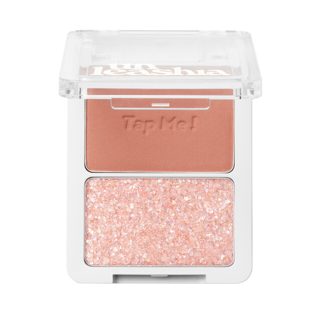 UNLEASHIA Eyeshadow Palette Duo: Tap Me N°1 Pitapat, 8.4g of Sparkling Glitter & Pigmented Matte Shades