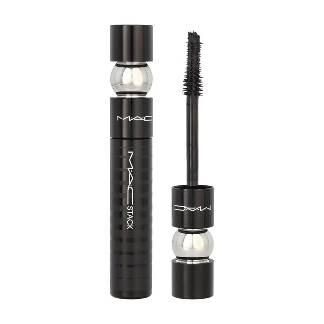 MAC M•A•CStack Mascara: Superstack Black Mega Brush, Volumizing & Lengthening Mascara for Dramatic Lashes
