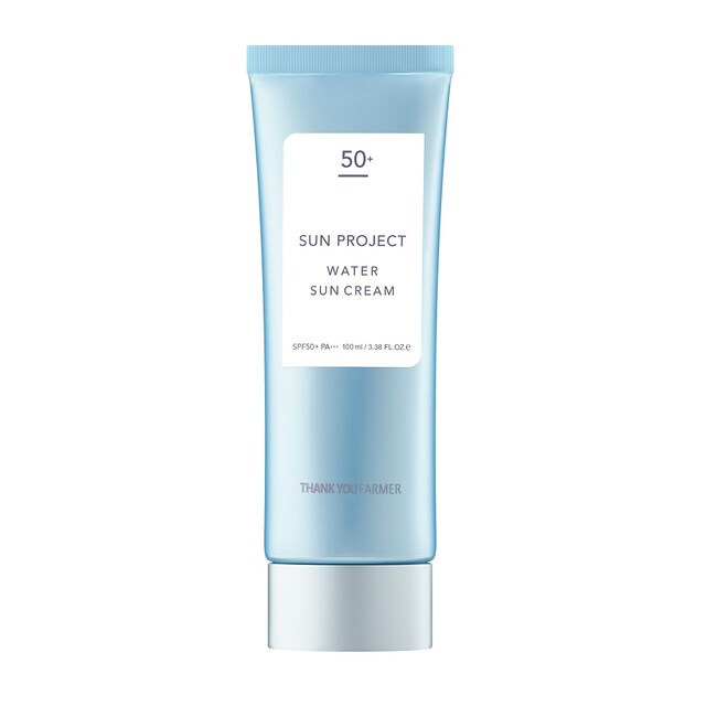Thank You Farmer Sunscreen: Sun Project Water Sun Cream SPF50+ PA+++ 100ml Broad Spectrum Protection