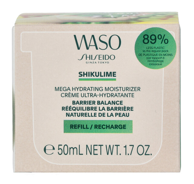 SHISEIDO WASO Mega Hydrating Moisturizer Cream Refill 50ml: Ultra-Hydrating Face Care for Fresh, Plump Skin