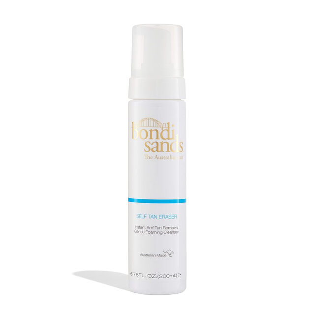 Bondi Sands Self Tan Eraser Gentle Foaming Cleanser | 200 ml Exfoliating Body Wash for Fake Tan Removal