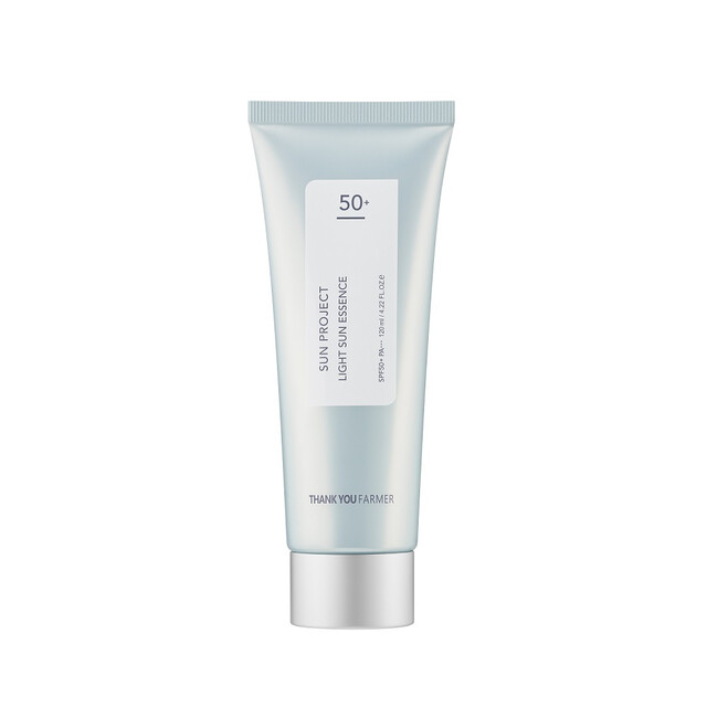 Thank You Farmer Sun Care Sunscreen: Sun Project Light Sun Essence SPF50+ PA+++ 120ml for Lightweight Protection