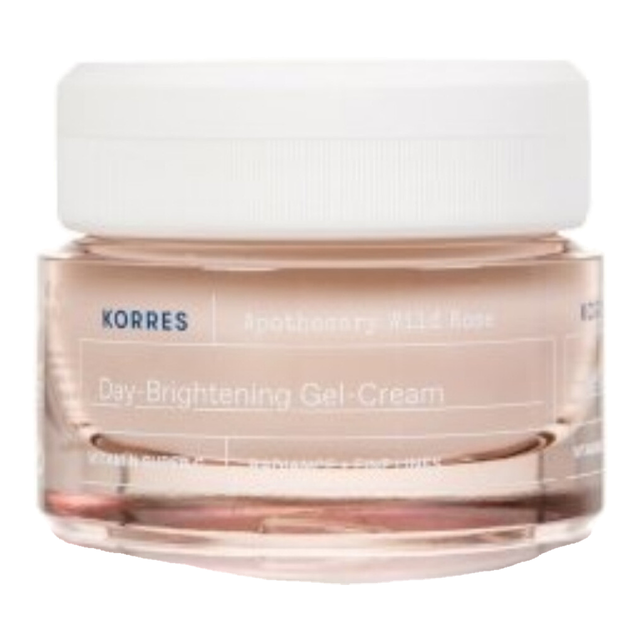 Korres Apothecary Face Care: Wild Rose Day-Brightening Gel-Cream for 24-Hour Hydration & Radiance, 40ml