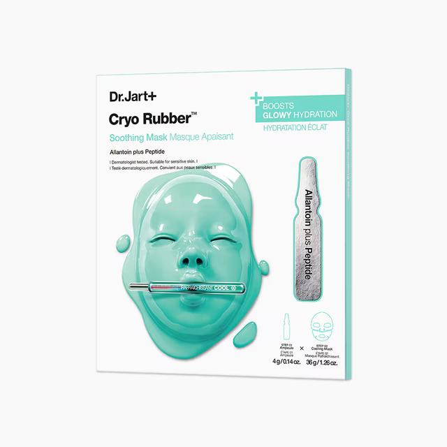 Dr.Jart+ Soothing Cryo Rubber Face Mask | Intense Hydrating Serums & Ampoules Care Treatment for Calming Skin Relief