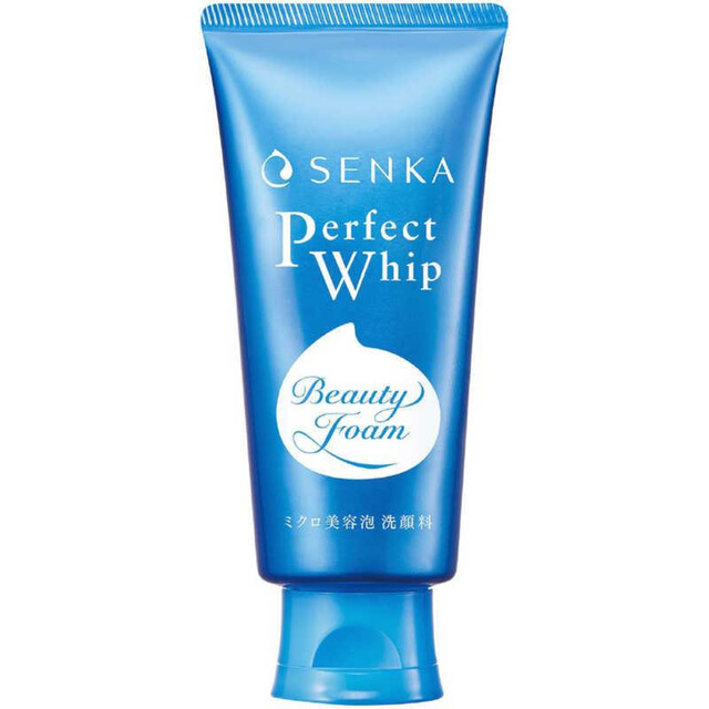 Senka Perfect Whip Face Cleansing Foam 120g | Deep Cleansing Facial Foam for Soft, Smooth Skin with Rich Lather