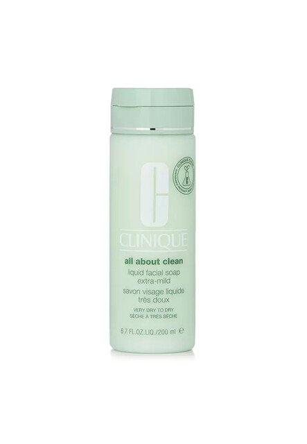 Clinique Liquid Facial Soap Extra Mild 200ml: A Gentle Facial Cleanser for Delicate & Sensitive Skin Types