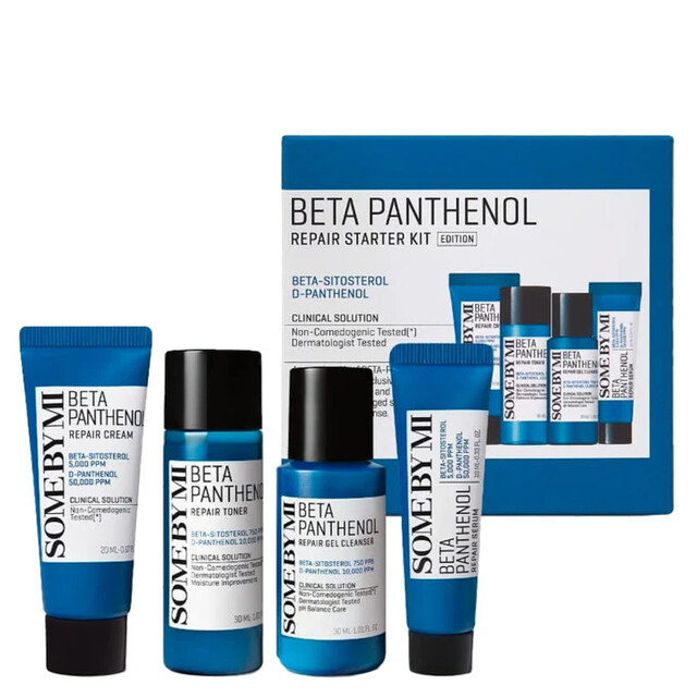 Some By MI Beauty Gift Set: Beta Panthenol Repair Starter Kit for Ultimate Skin Soothing & Hydration Care