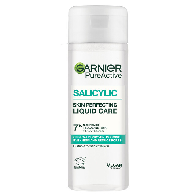 Garnier Face Care: Salicylic Acid Skin Perfecting Toning Liquid for Smooth, Clear & Refined Skin. 120ml