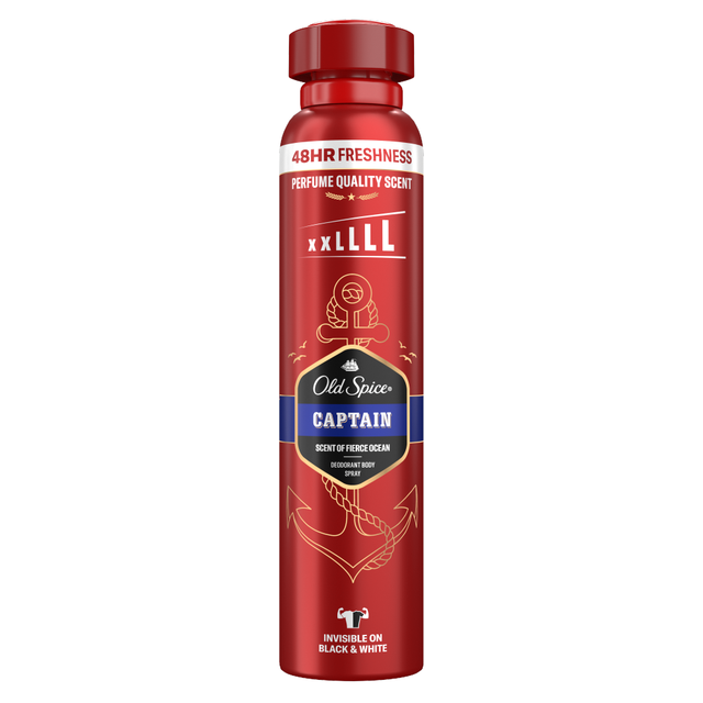 Old Spice Deodorant Spray for men 250ml – Long-Lasting Fresh Scent, Powerful Odor Protection, Confident All-Day Care