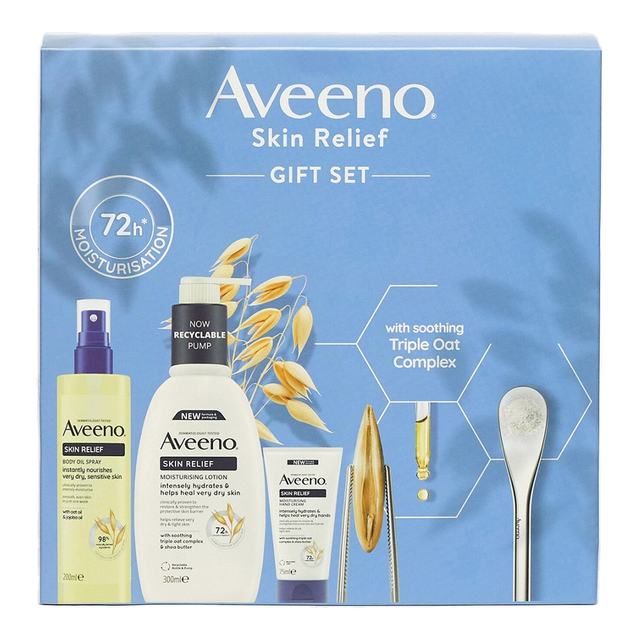 Aveeno Skin Relief Gift Set for Very Dry Skin - A Soothing Personal Care Collection for Essential Nourishment