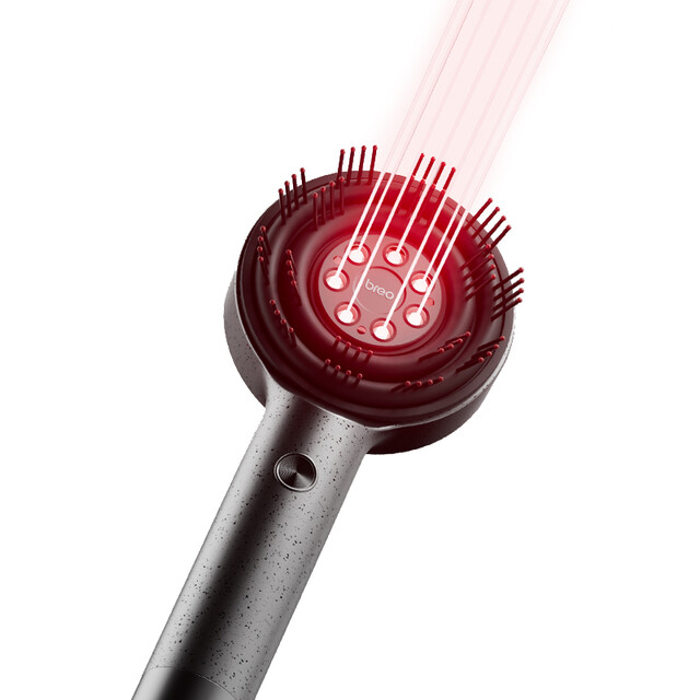 Breo Hair Growth Comb: 650nm Infrared Laser Scalp Massager & Stimulator for Hair Regrowth, Waterproof Design for Easy Care