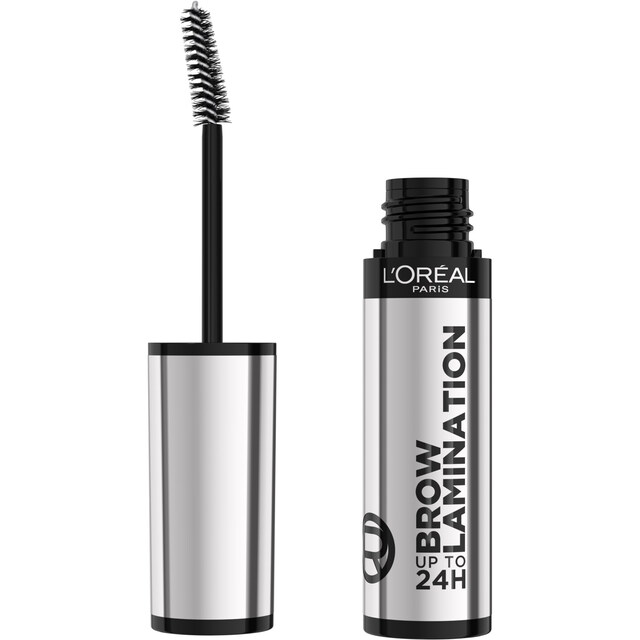 L'Oréal Paris Infallible Brow Lamination Gel Clear - Smoothes & Shapes for a Defined, Feathered Eyebrow Look, 15g