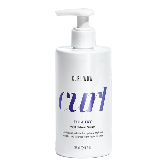 COLOR WOW Hair Serum - Curl Flo Entry Vital Natural Styler for Defined & Frizz-Free Curls, 295ml Bottle