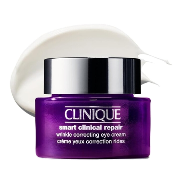 Clinique Smart Clinical Repair Wrinkle Correcting Eye Cream, Anti-Aging Treatment for Dark Circles and Puffiness, 15ml