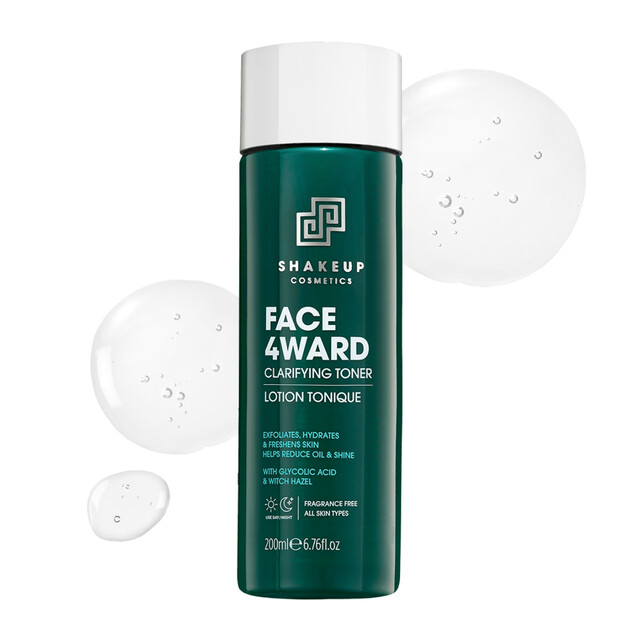 SHAKEUP COSMETICS Clarifying Face Toner: Purifying & Prepping Treatment for Balanced, Refined Skin – 200ml