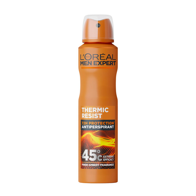 L'Oréal Men Expert Thermic Resist Anti-Perspirant Deodorant Spray For 48H Heat Activated Protection 250ml