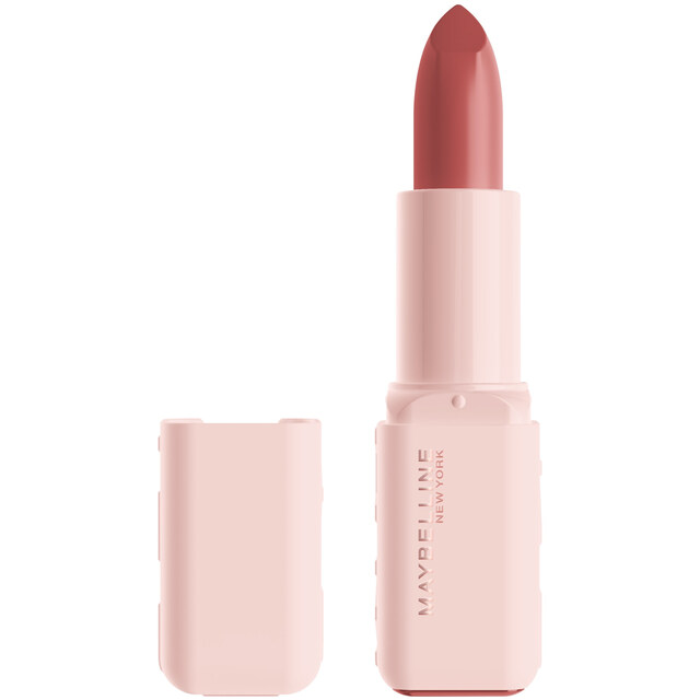 Maybelline New York Lipstick: Serum Bullet with Hyaluronic Acid, 8H Plumping Moisture in Satin Shade Maybe it's Soft 106