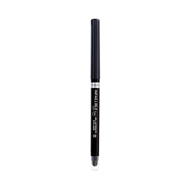 L'Oréal Paris Infallible Grip Gel Automatic Eyeliner Pencil for Eyes with Long-lasting 24H Wear in Intense Black