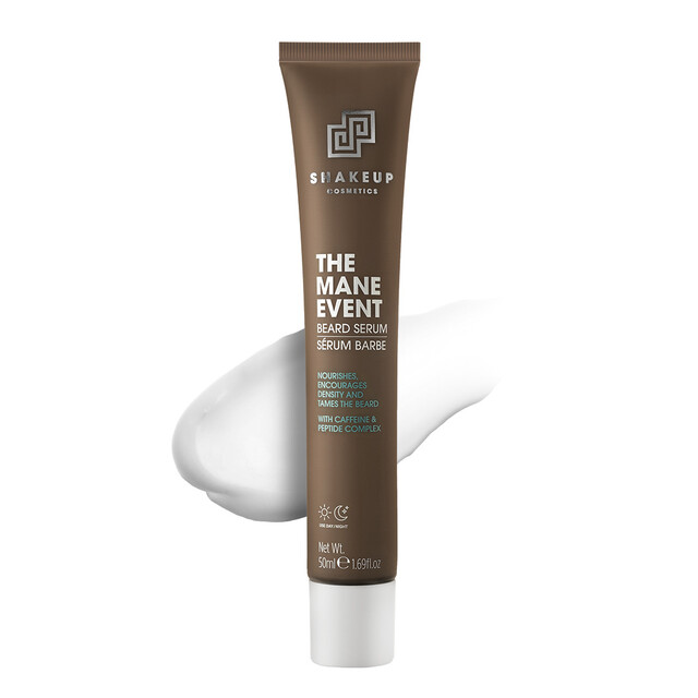 SHAKEUP COSMETICS Beard Serum - The Mane Event 50ml | Hydrating & Strengthening Treatment for Beard Care & Styling