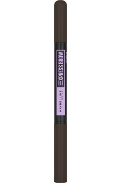 Maybelline Express Brow Duo Eyebrow Pencil & Powder for Natural Looking Filled-In Brows - Black Brown