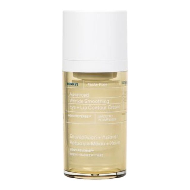 Korres Advanced Anti-Wrinkle Eye and Lip Cream - White Pine Smoothing Contour Treatment for Firmer, Younger-Looking Skin