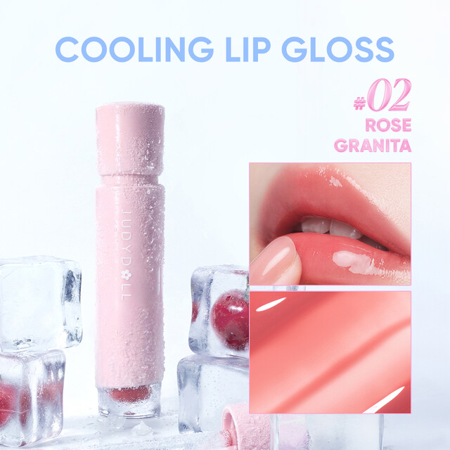 Judydoll Waterproof Lip Gloss 02: Hydrating Long-Lasting Shine in Shade 02 for a Plump, Luscious Look