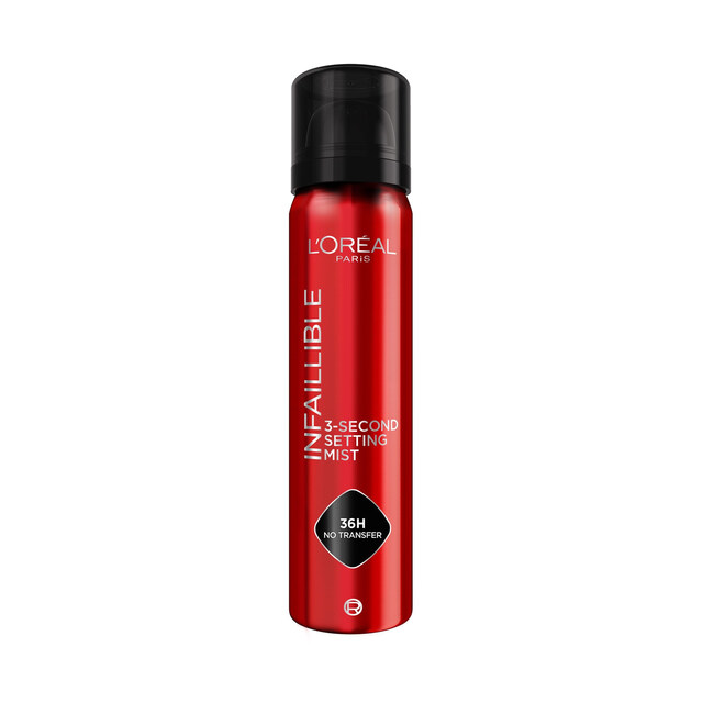 L'Oréal Paris Infallible Makeup Setting Spray - Long-Lasting Setting Mist for a Flawless Complexion Finish, 75ml