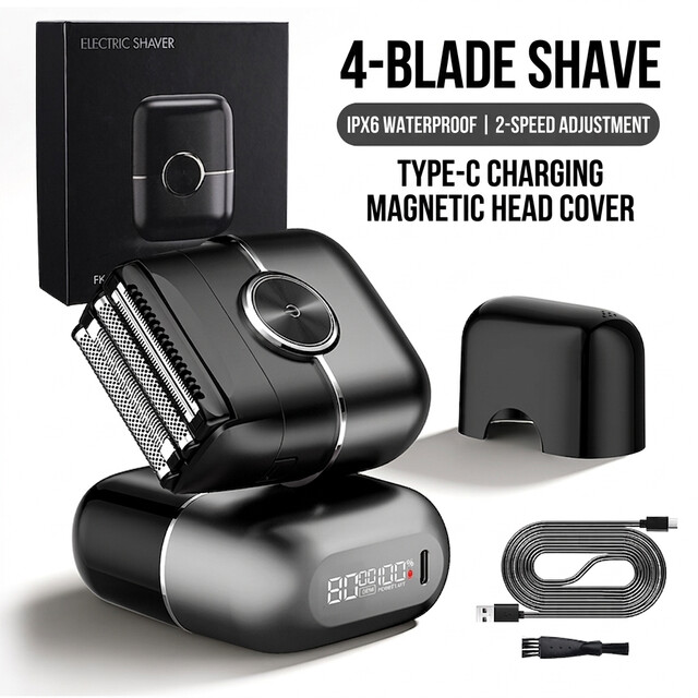 Sparoma FK-706 Black Hair Removal Threading Tool | Professional Facial Epilator with Stainless Steel & Electronic Components