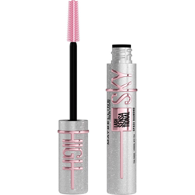 Maybelline Beauty Makeup Eyes Lash Sensational Sky High Mascara Top Coat Space Diamond 7.5ml for Voluminous Lifted Lashes