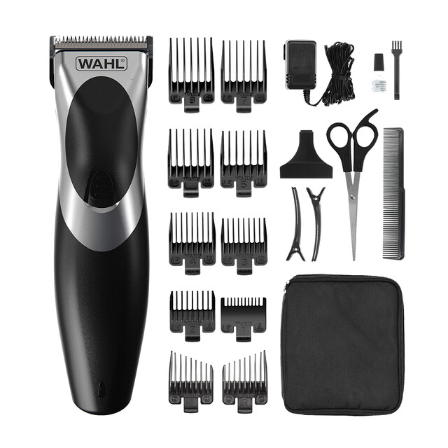 WAHL Cordless Rechargeable Hair Clipper Kit with Washable Blades, Model 9639-017, for Easy At-Home Haircuts and Grooming