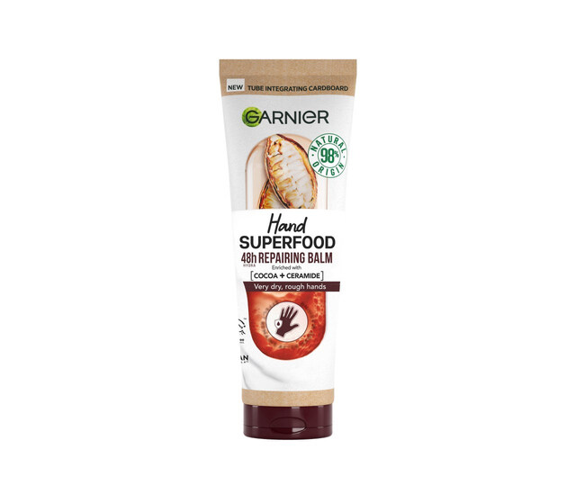Garnier Hand Cream | Vegan Ceramide Hand Cream for Extra Dry & Rough Skin to Intensely Repair and Nourish 75ml Tube