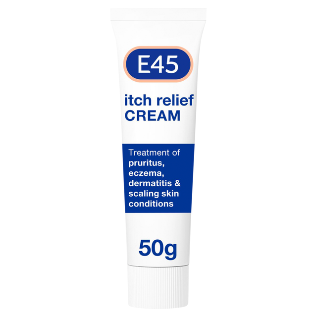 E45 Itch Relief Cream 50g | Fast-Acting Moisturizing Treatment for Itchy & Irritated Skin Conditions