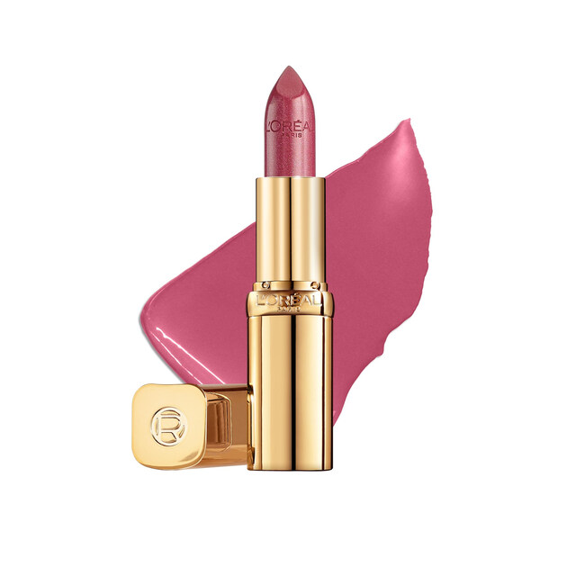 L'Oréal Paris Color Riche Satin Lipstick in Berry Blush 258 - A Soft, Ultra Hydrating Pink Lip Color