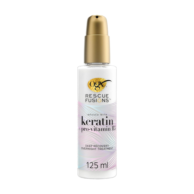 OGX Hair Treatments and Masks Rescue Deep Recovery Overnight Treatment 125ml for Intense Moisture and Hair Repair