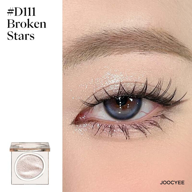 Joocyee Single Eyeshadow in D111 Broken Stars | Intense Pigment Shimmer Makeup for Stunning Eye Looks