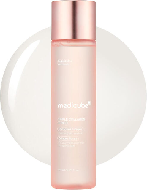 Medicube Triple Collagen Toner 4.0 | Hydrating Anti-Aging Facial Toner for Plump, Glowing Skin 140ml