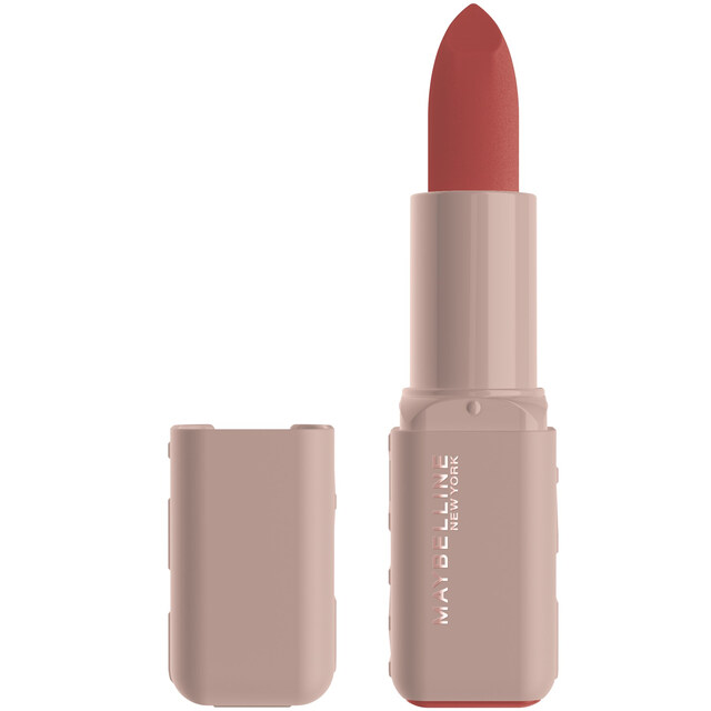 Maybelline New York Serum Bullet Lipstick | 8H Plumping Matte with Oil Blend & Hyaluronic Acid, Shade: Hold The Door